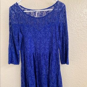 Free people blue dress, small